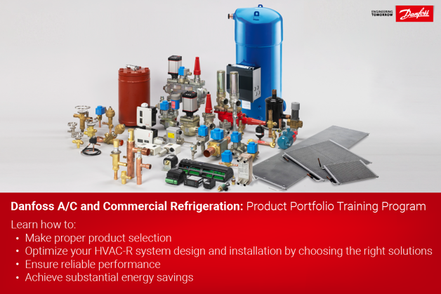 Danfoss A/C y Refrigeración Comercial: Programa de formación sobre porfolio de producto
