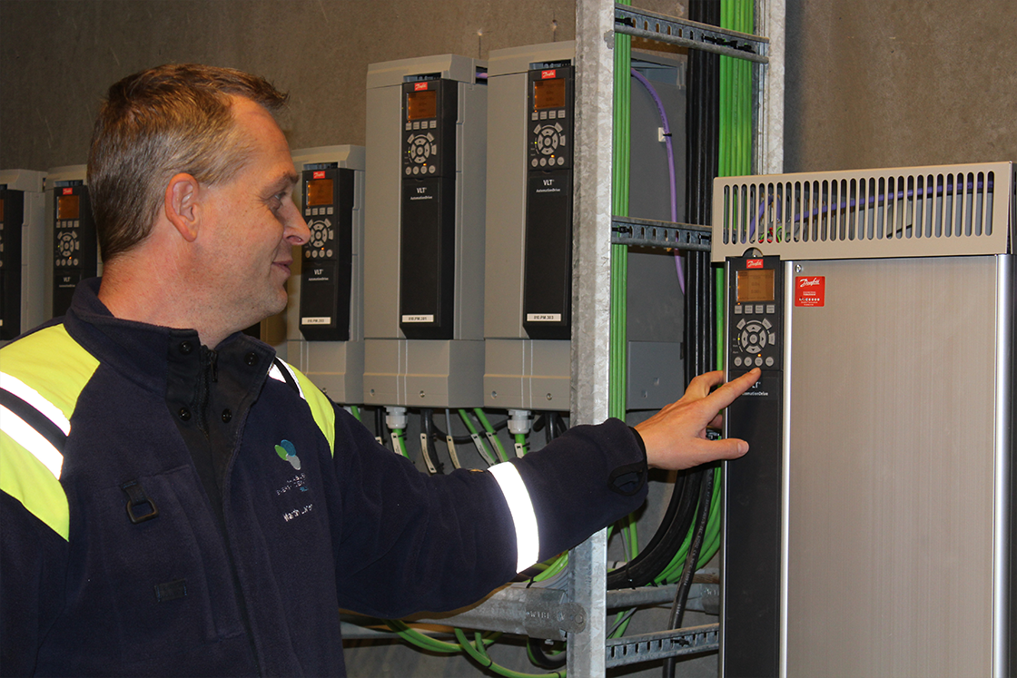 Energieffektive VLT® frekvensomformere på et af verdens største biogasanlæg