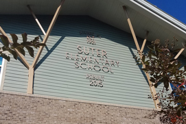 A.K Suter Elementary school front entrance