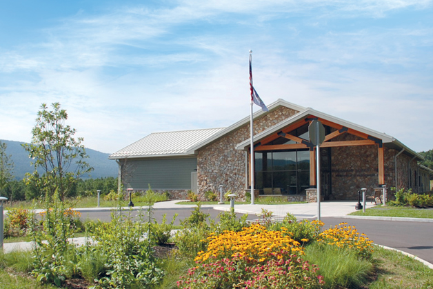 Resource mgmt. center in Buchanan State Forest