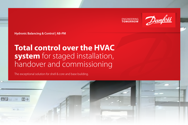 Danfossin automaattiset AB-PM-linjasäätöventtiilit ‒ Esite käyttökohteista