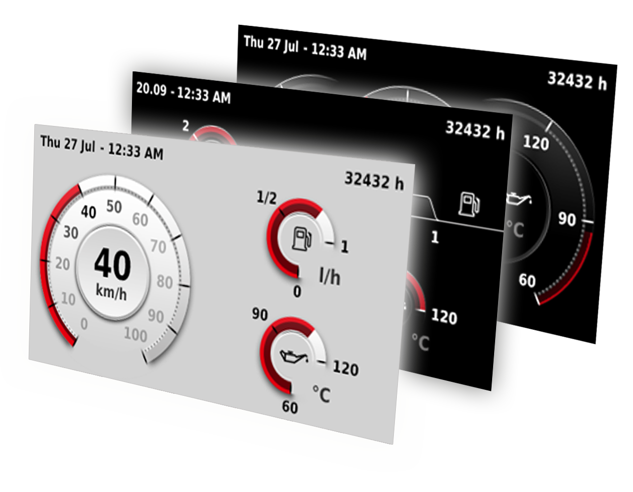 Engine information center application