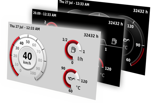 Engine information center application