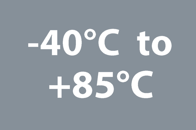 -40°C to +85°C