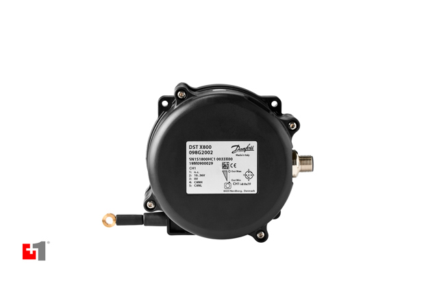 Product photo of the DST X800 series of wire position sensors by Danfoss
