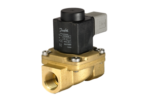 EV225B servo-operated 2/2-way solenoid valves