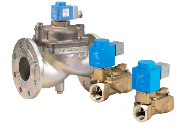 Zawory elektromagnetyczne EV220B — Danfoss