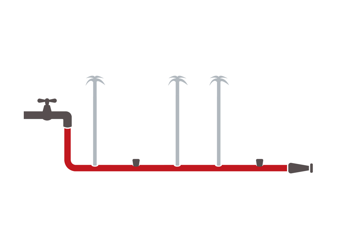 Schlauch-Analogie Hydraulischer Abgleich