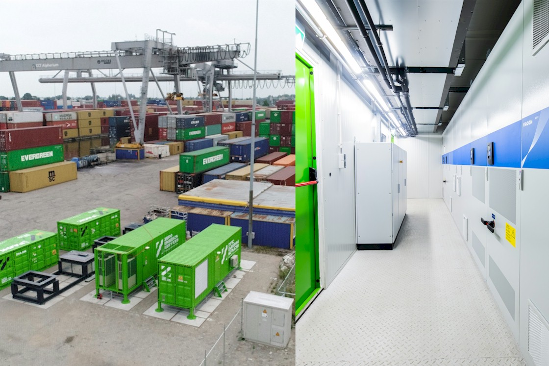 Electroproject with Danfoss drives in ZES cabinet