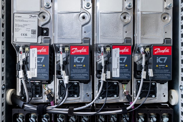 Onshore vessel charging stations
