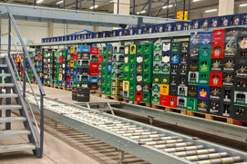 Fully automatic crate sorter from König