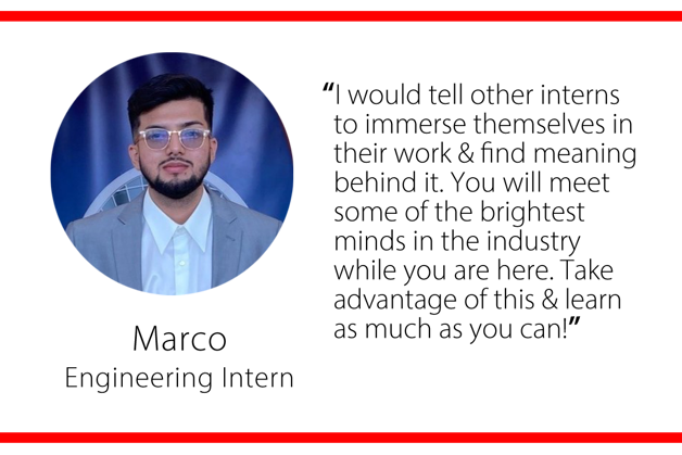 Meet Marco Blanco – Manufacturing Engineering Intern, Danfoss Power Solutions