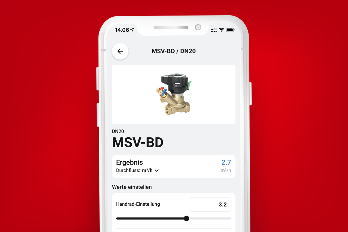 Danfoss-App Hydraulischer Abgleich Strangregler