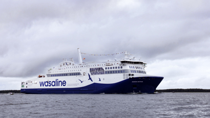 Aurora Botnia cargo and passenger ferry