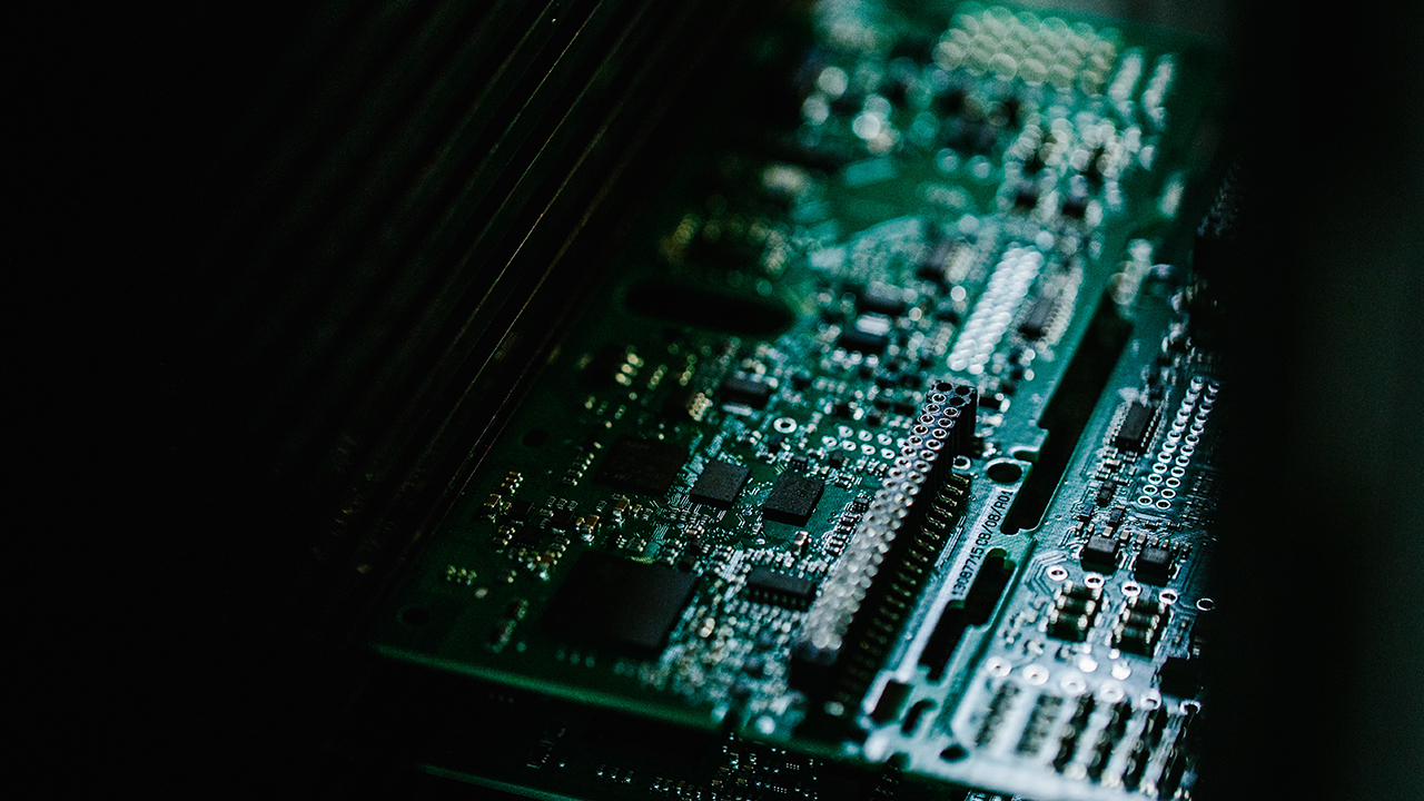 Component close up Danfoss Drives