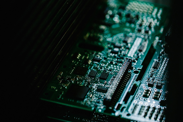 Component close up Danfoss Drives