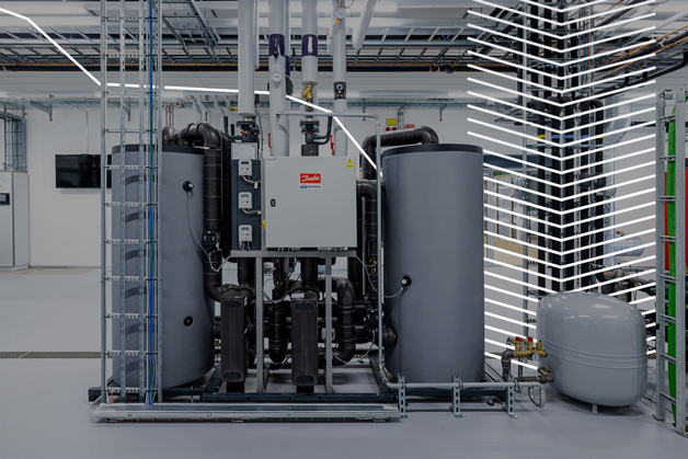 Heat Recovery Unit in supermarket to reduce heating costs 