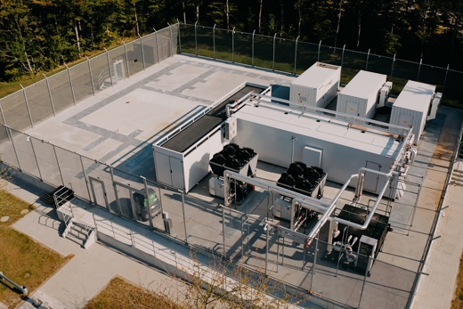 Data center at the Danfoss headquarters in Nordborg