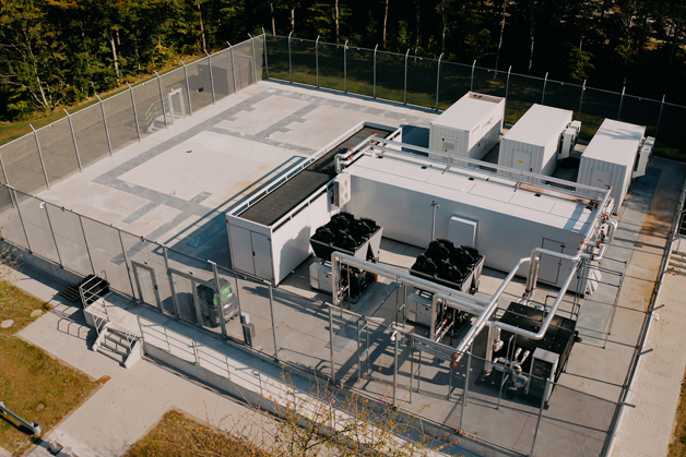 Data center at the Danfoss headquarters in Nordborg