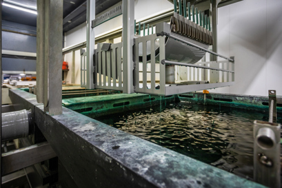 Pipes in an acid bath