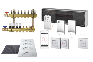 Hydronic underfloor heating