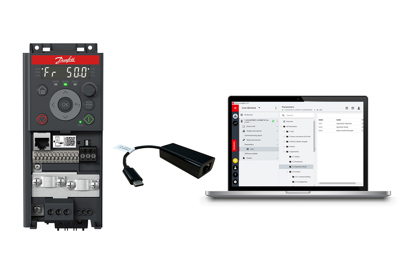 iC2-Micro together with USB-C and a laptop