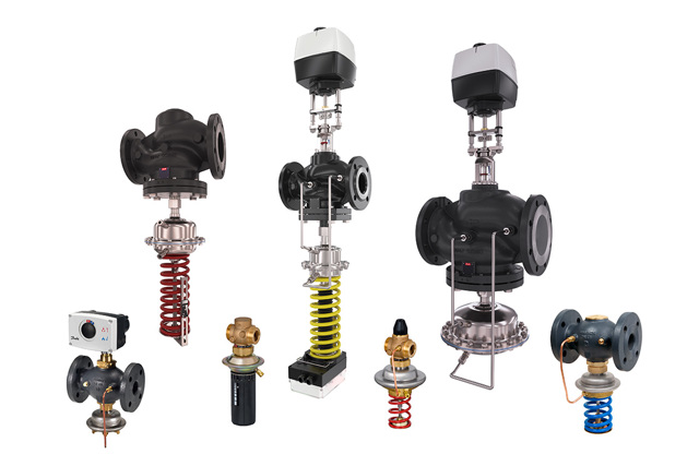 Differential pressure and flow controllers