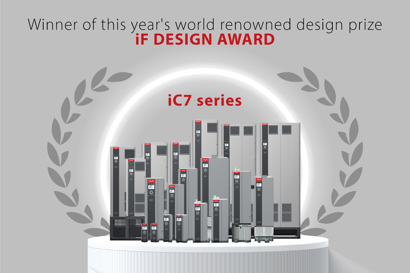Danfoss Drives has won an iF DESIGN AWARD 2023 for their new iC7 series