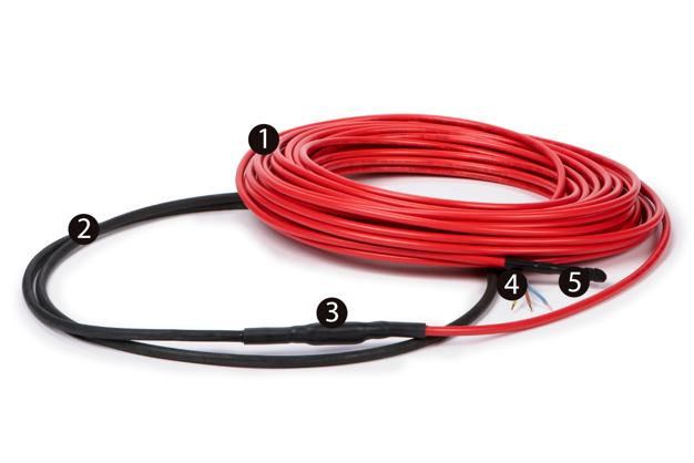 Elements of electric heating cable