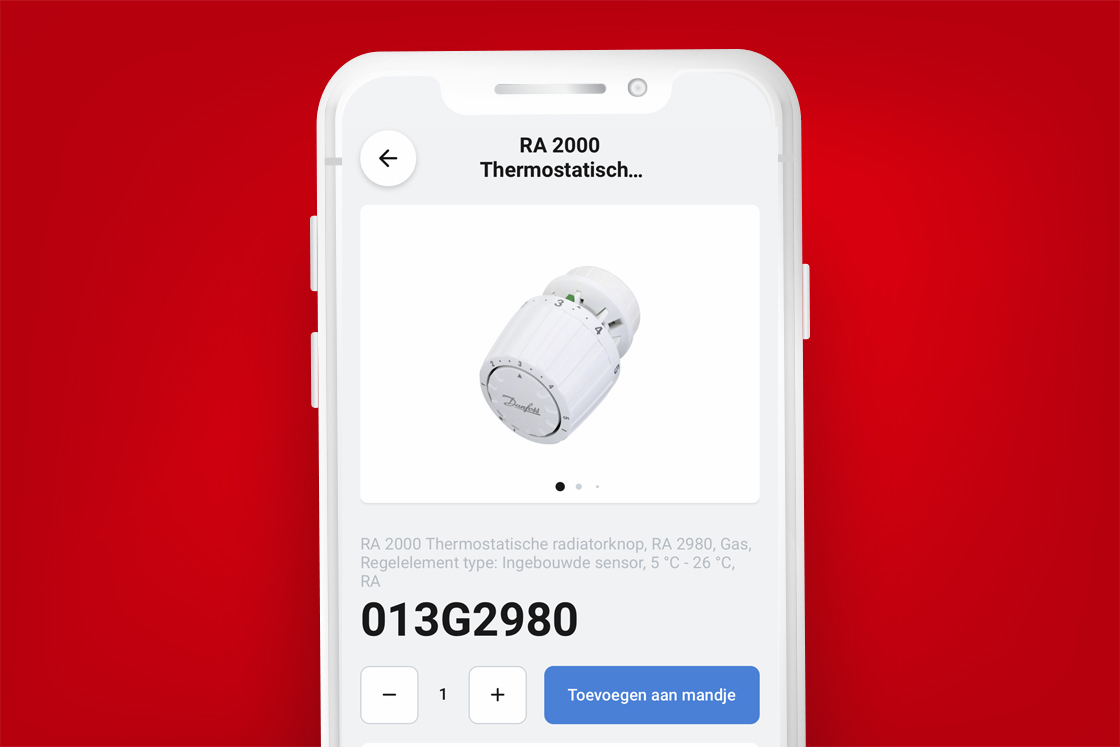 Installer App Zoek producten
