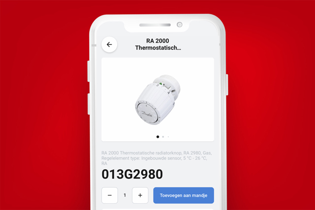 Installer App Zoek producten