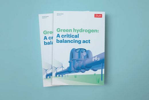 Eine neue Studie von Danfoss zum Thema "grüner Wasserstoff"