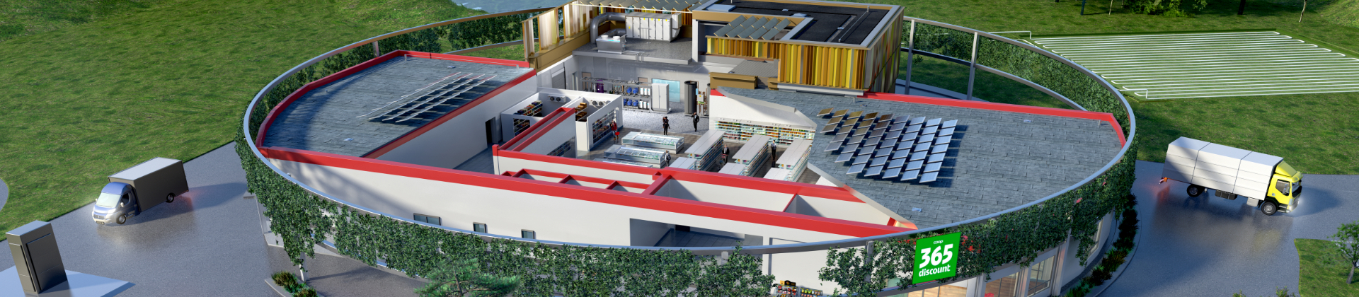 People at the ground-breaking ceremony