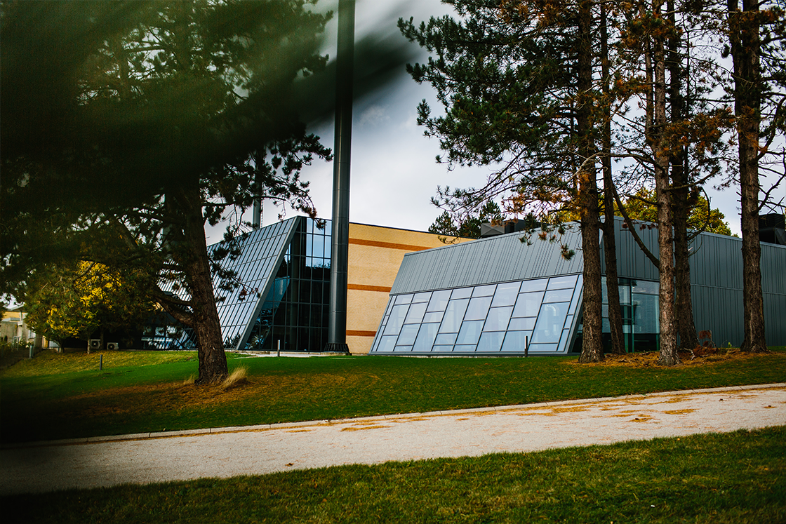 Heat exchange station, outside view