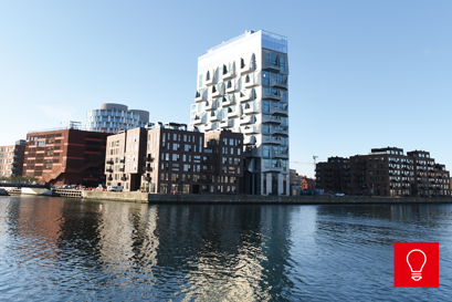 Energy efficient buildings, Nordhavn in Copenhagen
