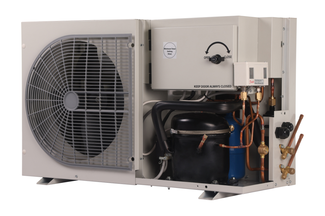 Optyma slim pack åben, set fra siden