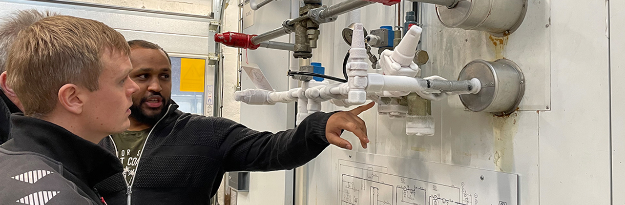 IRF training close up