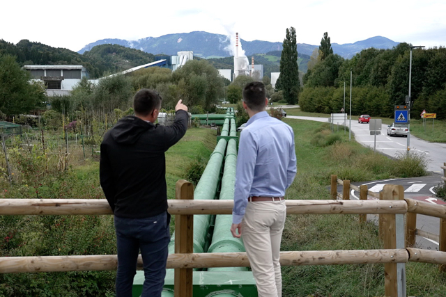 Overlooking the thermal plant Sostanj