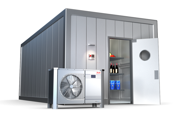 A2L solutions for low-GWP cold rooms