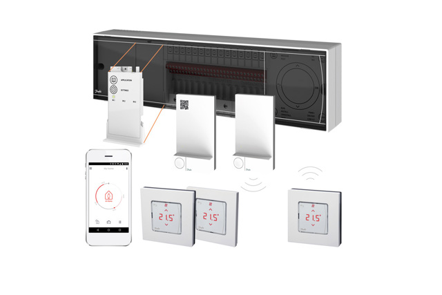 Hydronic underfloor heating