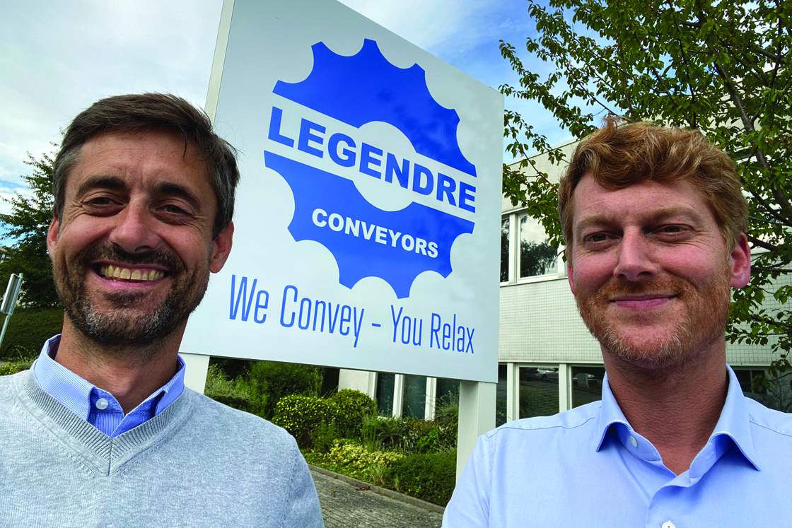 Olivier Legendre, CEO, and Mathieu Legendre, COO, of Legendre Conveyors
