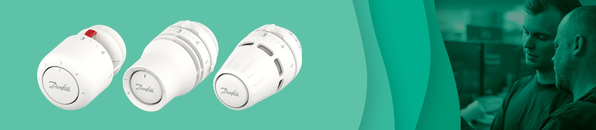 gama termostatów grzejnikowych Danfoss