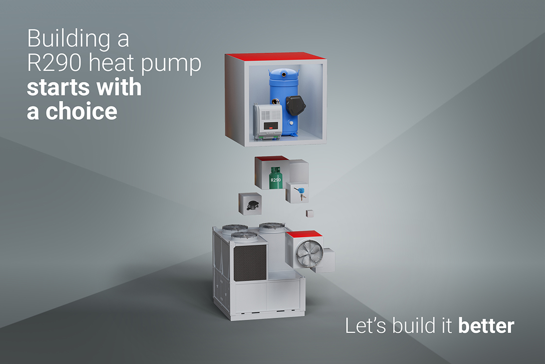 Variable speed and R290 refrigerant