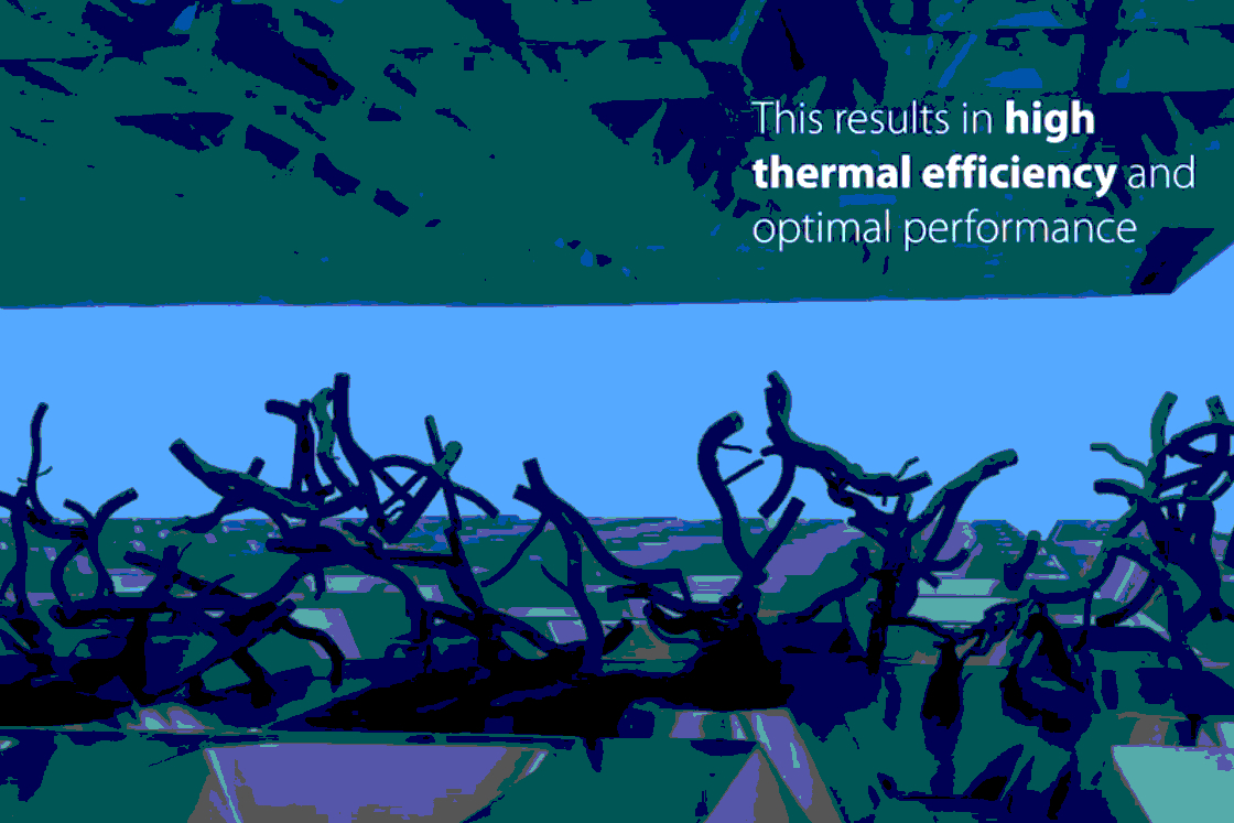 High thermal efficiency