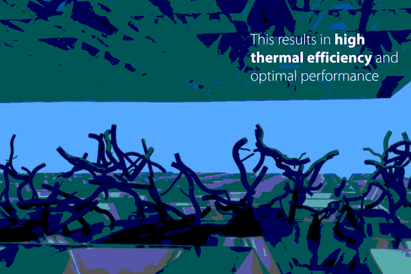 High thermal efficiency