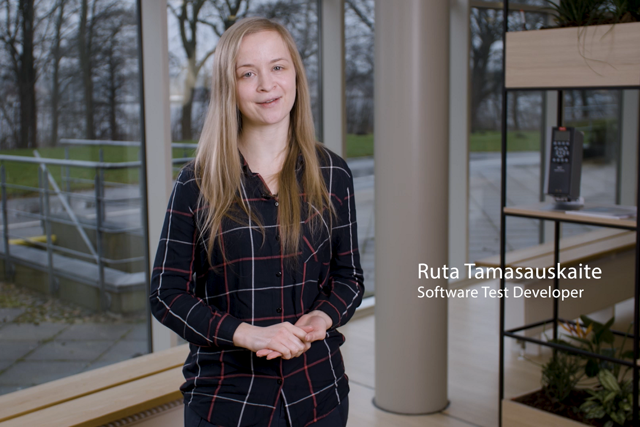 Picture of Ruta a software developer at Danfoss