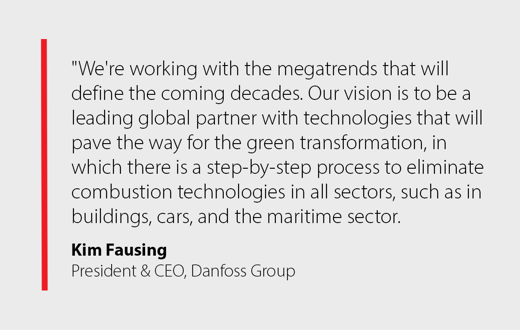 Kim Fausing, Danfoss CEO & President
