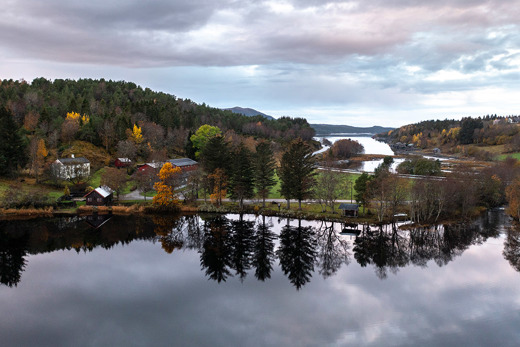 Hitra island in Norway