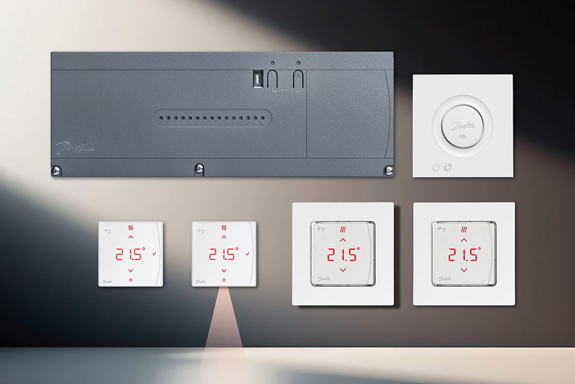 Hydronic floor heating