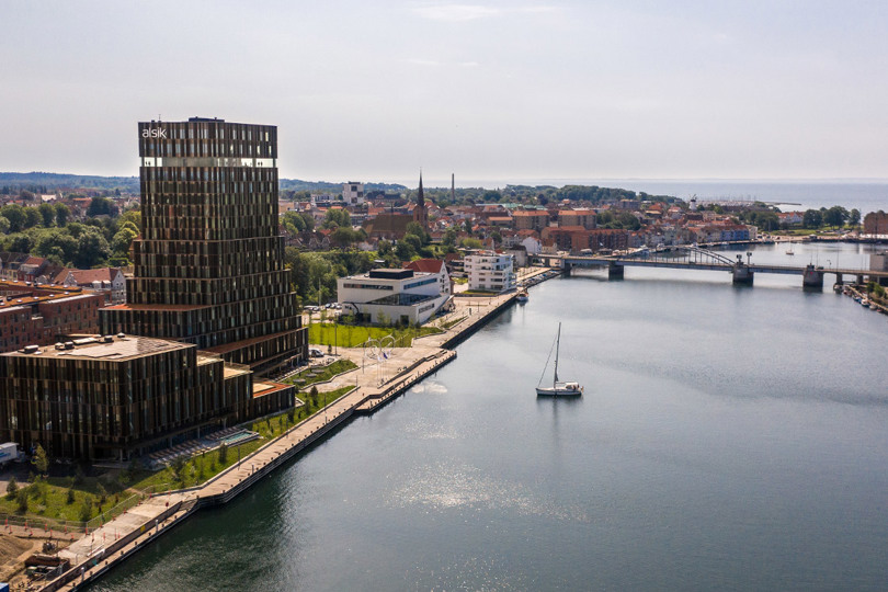 Sønderborg by og Alssund med kig på Alsik